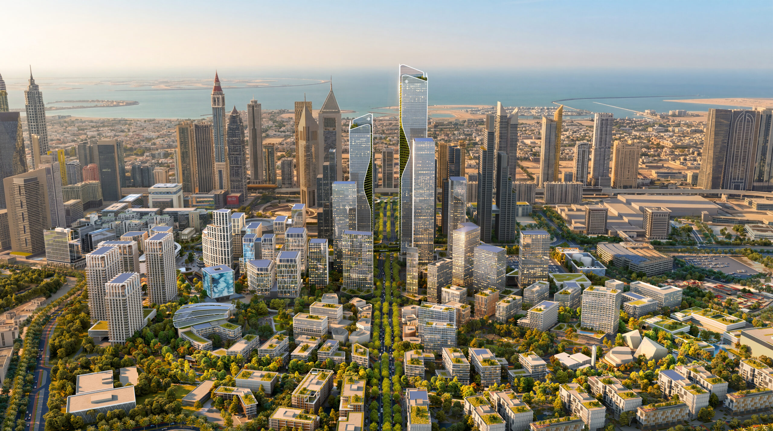 DIFC Zabeel District Masterplan Daytime